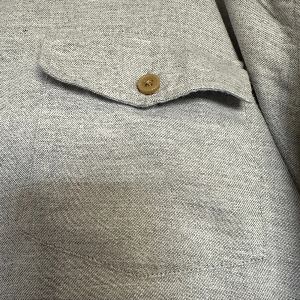 J. CREW Light Gray Button-Down Shirt